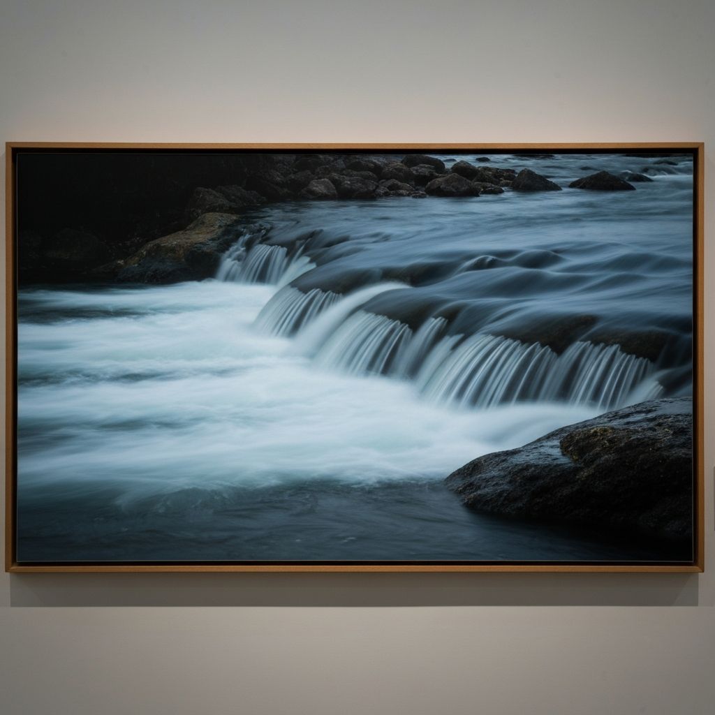 Natural flowing water representing balance and wellness